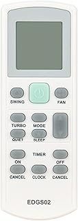 New EDGS02 Remote Control Replacement - VINABTY EDGS02 Universal Air Conditioner Replace Remote Control fit for DAIKIN Air Conditioner APGS02 ECGS02 EDGS02 Remote Controller