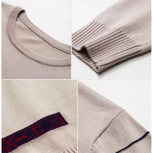 Men Pullovers Knitted Striped Slim Sweaters2