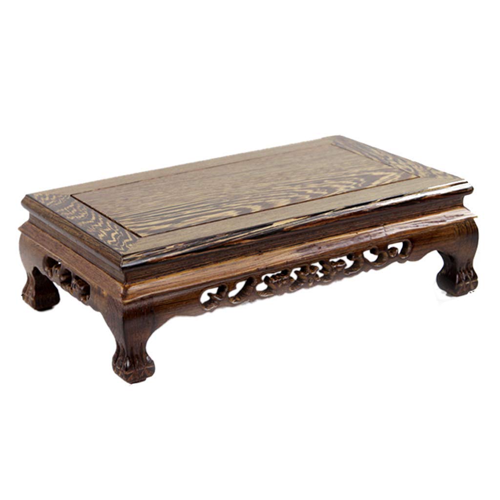 Table basse tatami en bois massif pour coin thé sur balcon et baie vitrée