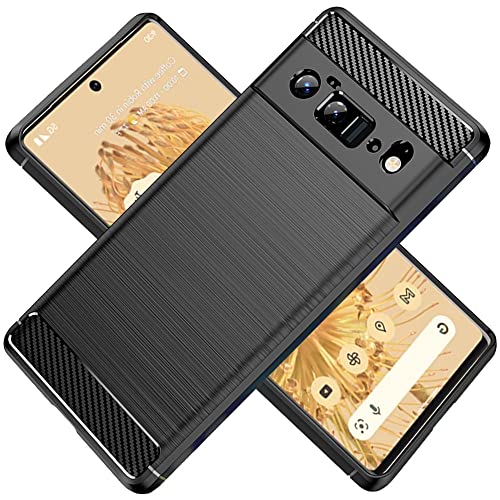 Pixel 6 Pro Case, Google Pixel 6 Pro Case, HNHYGETE Soft Slim Shockproof Anti-Fingerprint Full Protective Phone Cases for Google Pixel 6 Pro (Black)