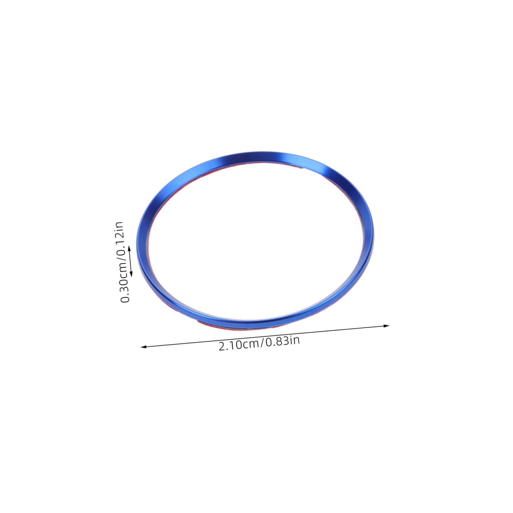 STOBAZA 4pcs Car Tire Hub Cap Ring Decorative Ring Trim Wheel Hub Cover Trim for