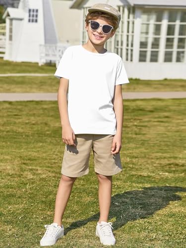 Imily Bela Girls Short Sleeve T Shirts Casual Crewneck Fashion Tees Kids Summer Tops 5-14 Years4