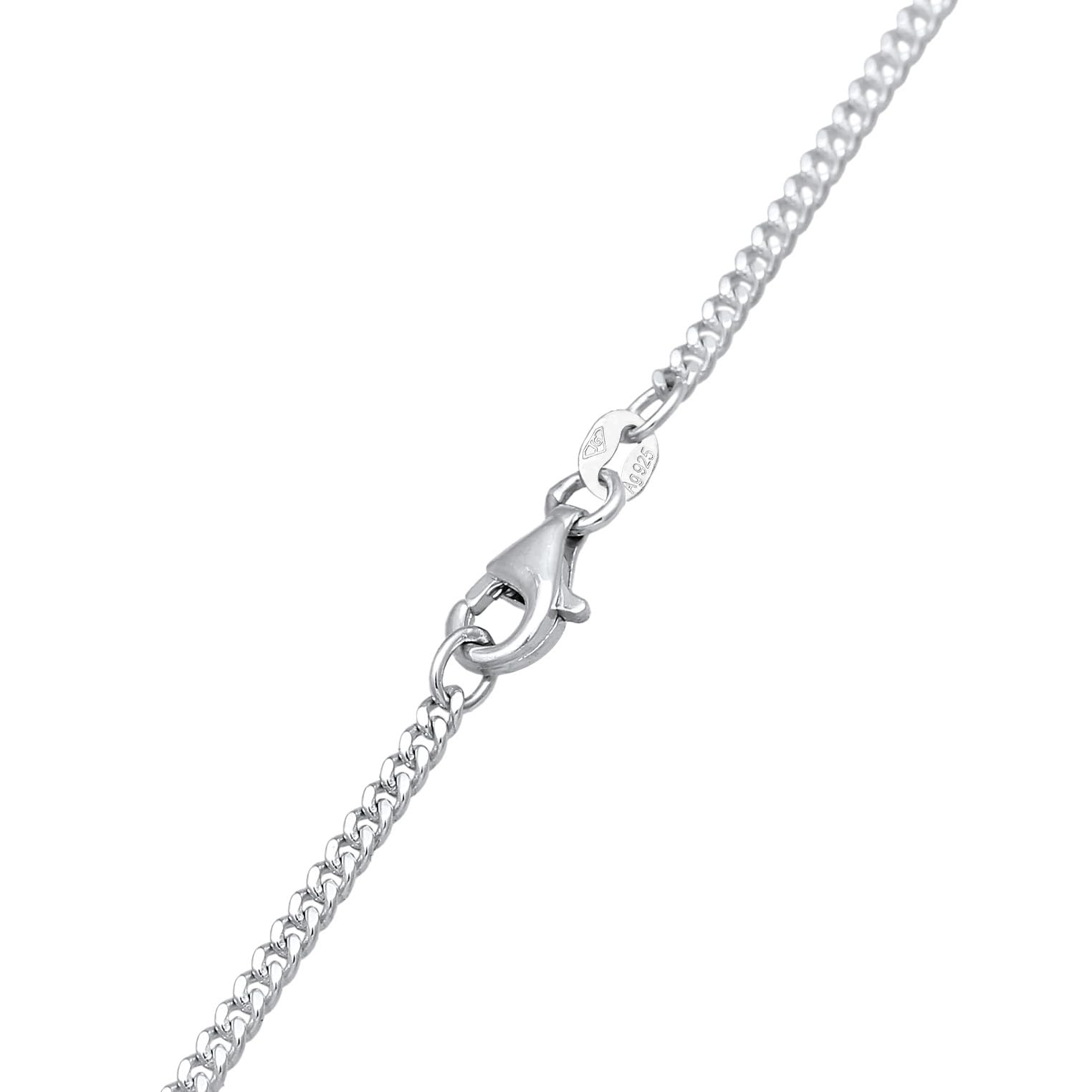 Kuzzoi Halskette Herren 925 Silber mit Barren Anhänger (30 mm) Y-Kette für den Mann Kettenlänge 70 cm