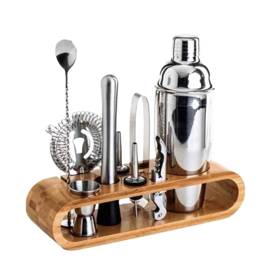 Barkeeper Set 10-teiliges Barmixer-Set Aus Edelstahl Für Zuhause, Barkeeper Und Cocktail-Set, Bar-Werkzeug, Cocktail-Shaker-Set Cocktail Shaker Sets(700ml)