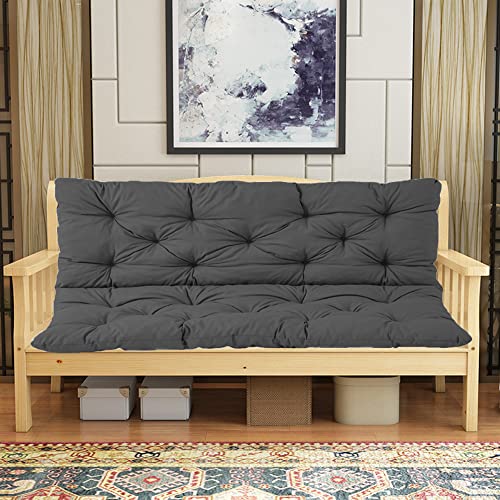 Coussin pour balancelle de jardin 3 places gris foncé idéal pour vos siestes d'été