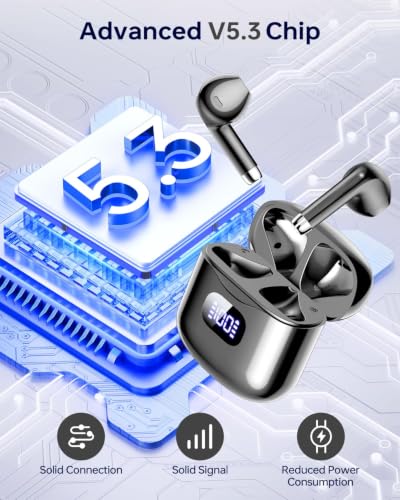 Image of KTGEE Wireless Earbuds Bluetooth 5.3 Ear Buds Headphones, 40Hrs Playback