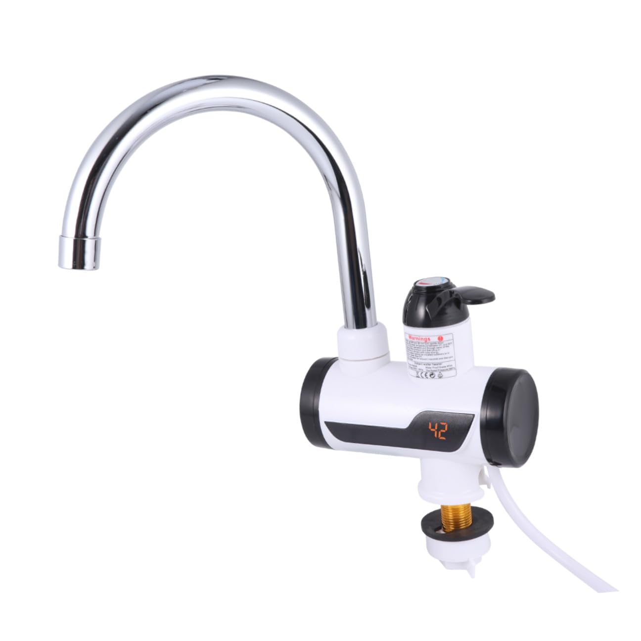 Robinet électrique de cuisine pour évier moderne, idéal pour l'hygiène dans les hôpitaux
