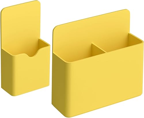 Miniatura 7 de Soporte magnético para bolígrafo, paquete de 2 soportes magnéticos de borrado en seco con compartimentos generosos, marcador de almacenamiento