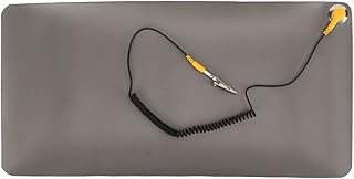 Anti Static Mat ESD Mat Safe for Electronic Repair, 3 Layer Design, Soft Texture, Foldable with Wristband Design for Convenient Use