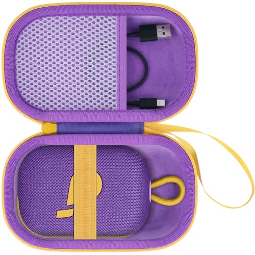 (ケースのみ)Anker Soundcores Select 4 Go Bluetoothスピーカー ポータブルスピーカー収納ケース,パープル‐co2CREA