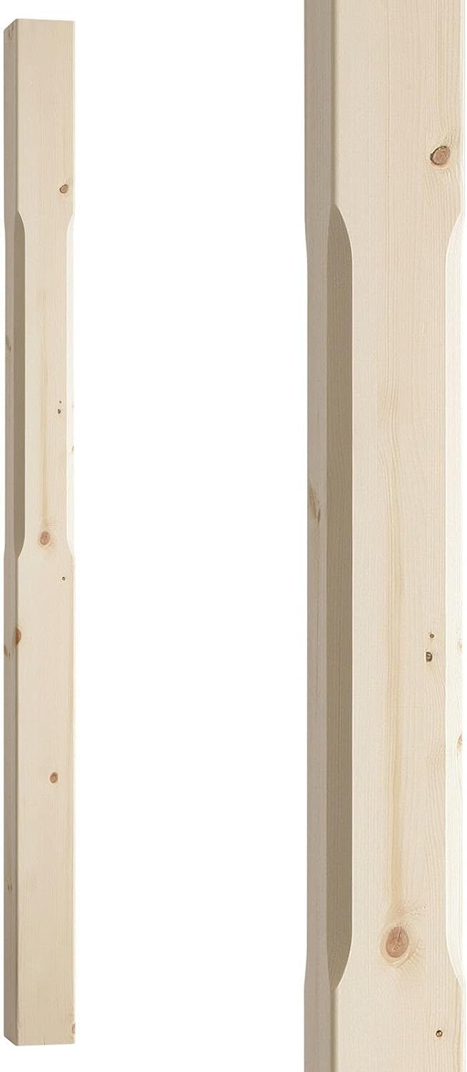 Blueprint Joinery Ltd Cambridge Chamfered Pine Newel Post (H) 1500mm (W) 90mm (D) 90mm from B&Q
