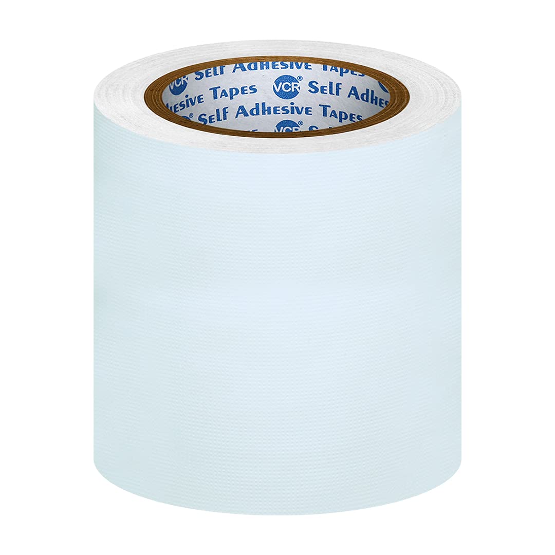 VCR White Duct Tape - 18 Meters in Length 144mm / 6" Width - 8 Rolls Per Pack - Strong Book Binding Tape - Waterproof Heavy Duty Duct Tape (B09BK726VL) Amazon Price History, Amazon Price Tracker