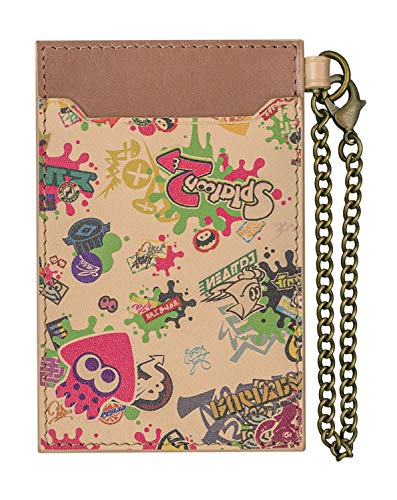 三英貿易 FAVORITE+ Leather Goods 本革パスケース(Splatoon2) 革小物 高さ11cm（Amazon）