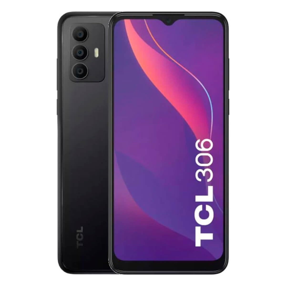 TCL 306 - Smartphone 4G 3Go RAM+32Go - Téléphone Portable Écran 6,52" HD+IPS - Triple Caméra 13MP+2MP(Prof.)+2MP(Macro) - Batterie Longue Durée 5000mAh - Processeur Octacore Helio G25 - Space Gray