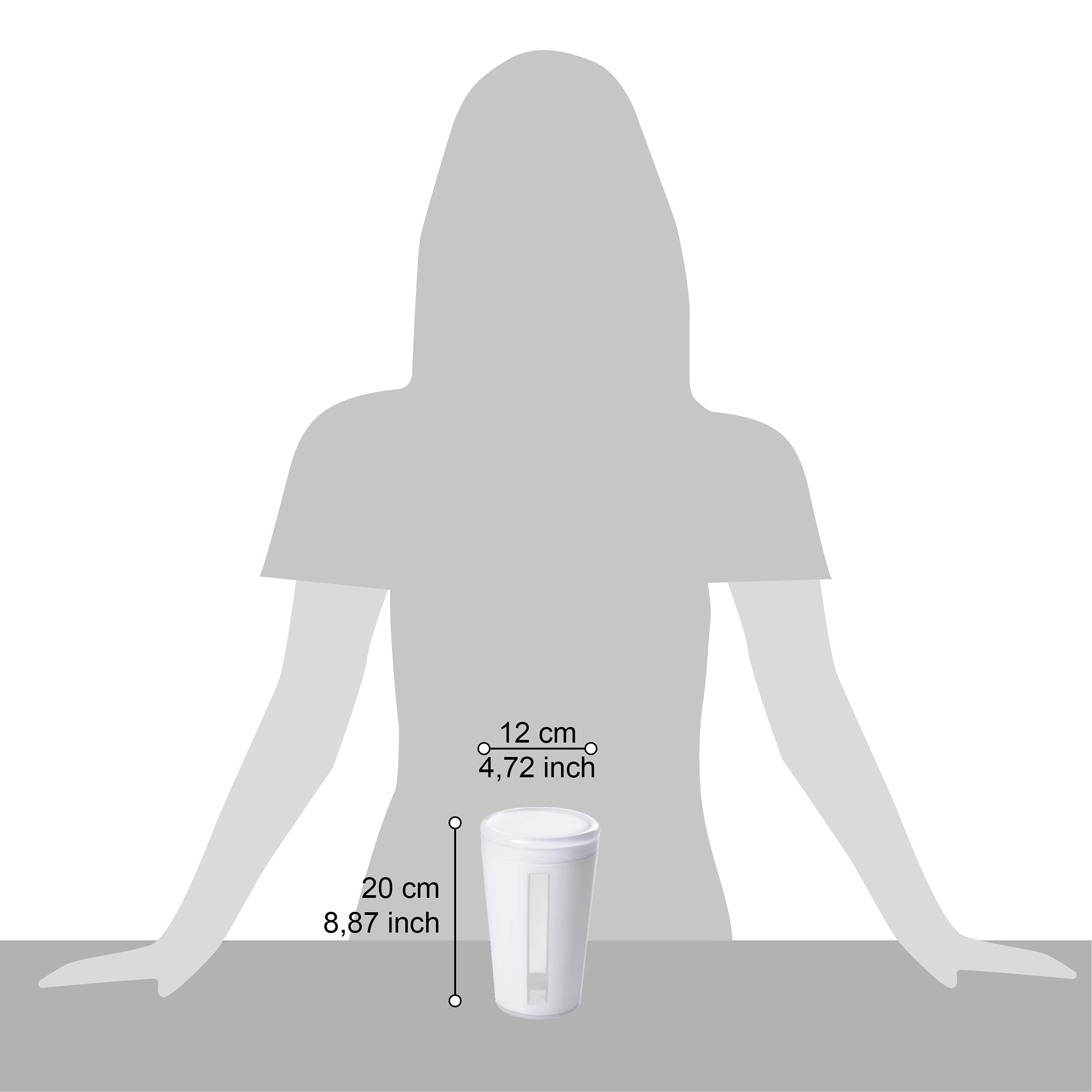 Barattolo Cucina 1 Litro Omada Design - Hermetico, BPA Free, Made In Italy, Lavabile In Lavastoviglie - Foto 3