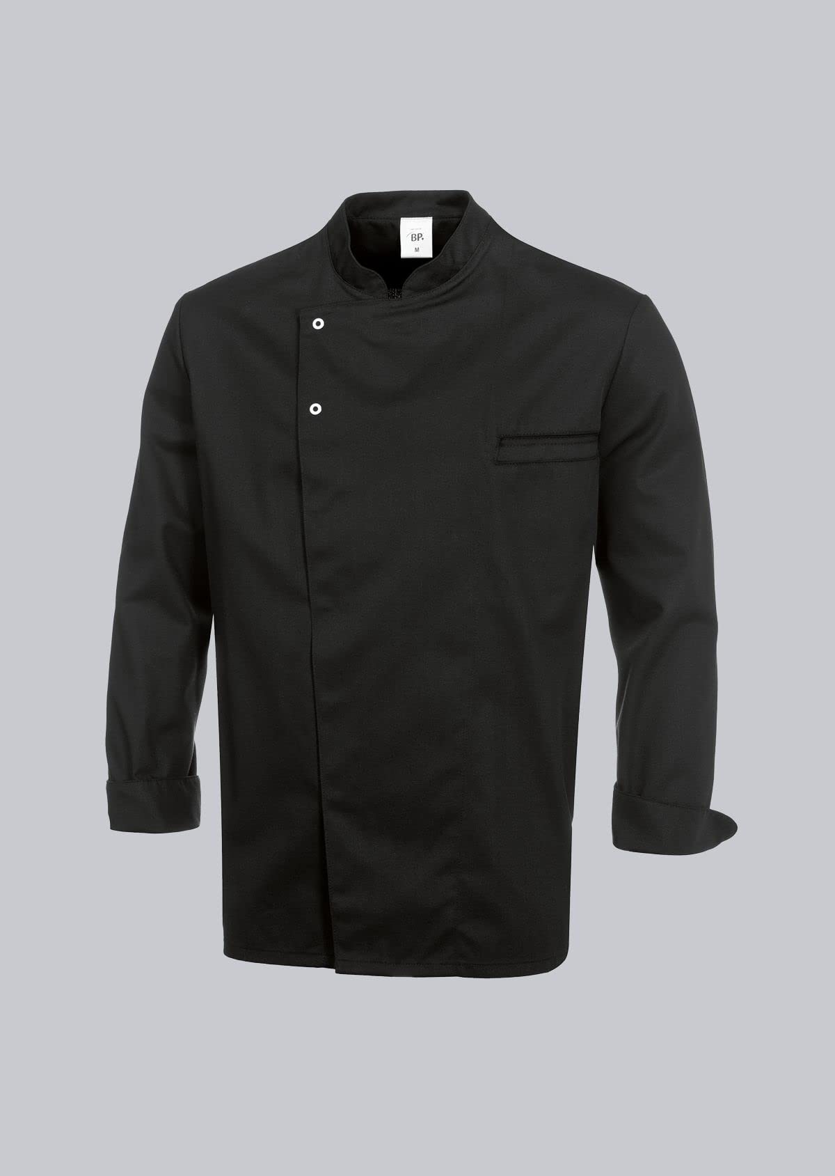 BP 1547-400-32-XL, Chef's jacket, Long sleeve with cuffs 215,00 g/m², fabric blend black, XL