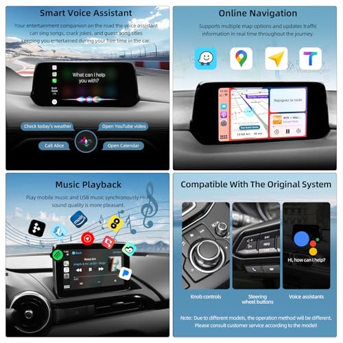 Kit Carplay y Android Auto Mazda CX5 con doble puerto USB ampliado 5