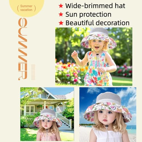 Kids Beach Hat Thin mesh Hats kids'fisherman Summer Sun Hats for Kids(5-10 Years)3
