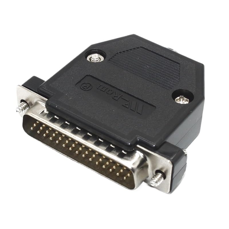 5PCS New D-SUB Connector Gold-Plated DB44 Male Female Head 3 Rows 44 pinhole Noguchi/AMP Shell Welding Type Welding Wire Type (DB44 Female Head with Noguchi Shell)