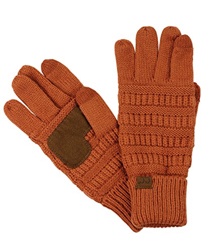 C.C Unisex Cable Knit Winter Warm Anti-Slip...