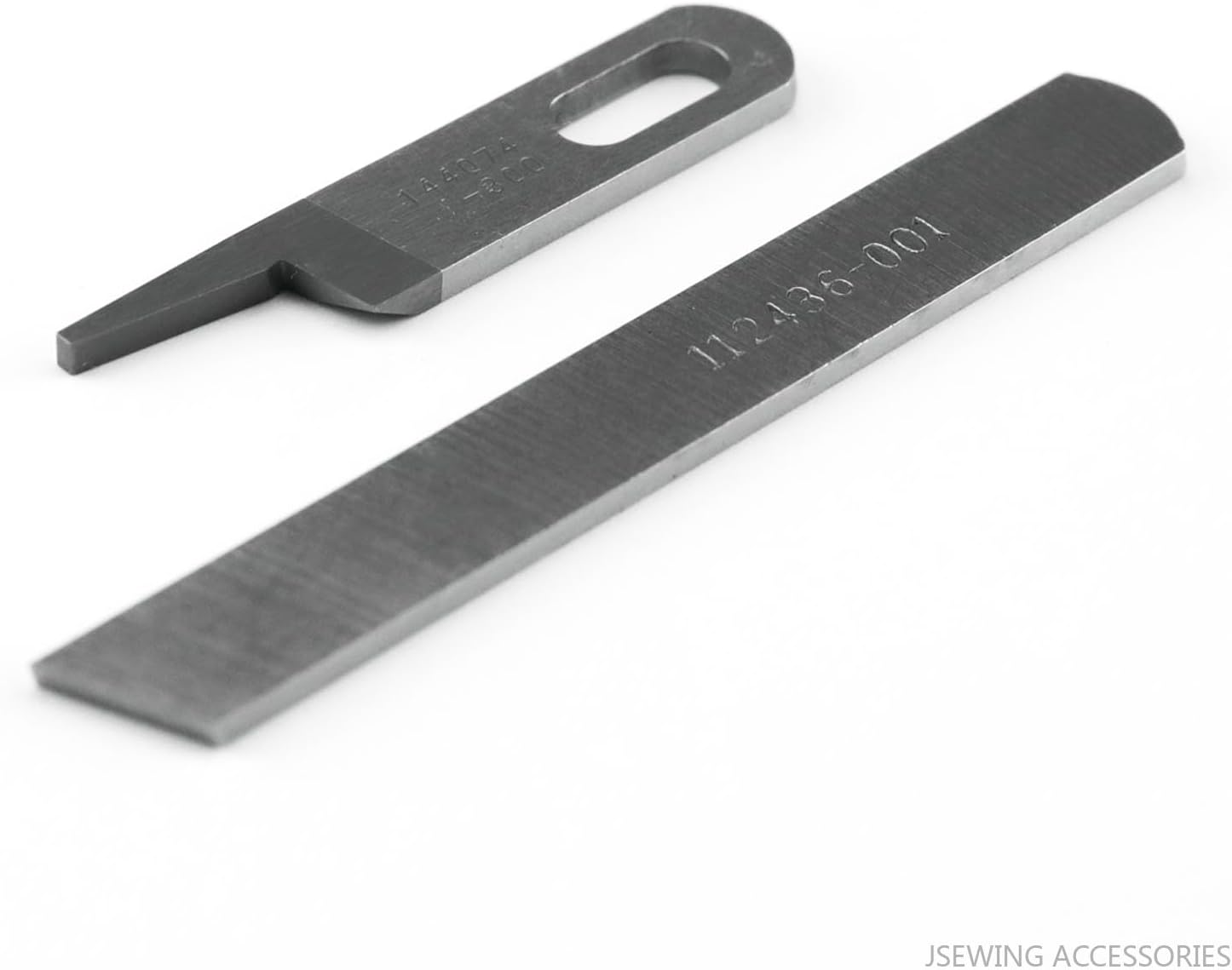 Blooy - 144074-300 + 112436-001 Upper and Lower Knife Set for Brother EF4-B531, B561, B571, MA4-B581 Overlock Sewing Machines (10 Sets)