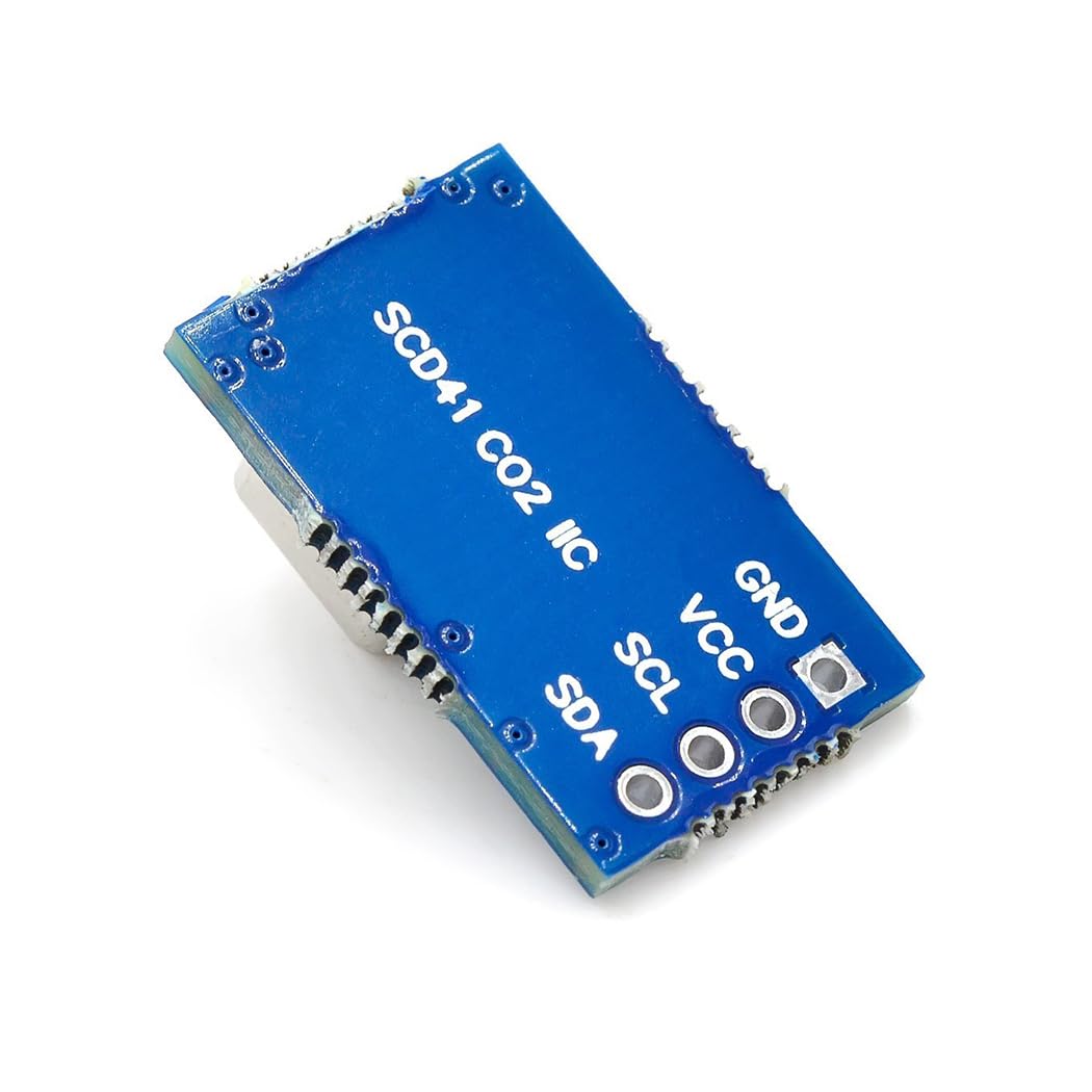 Hailege SCD41 CO2 Sensor de gas de dióxido de carbono Módulo de detección de gas Sensor de monitoreo de temperatura y humedad del aire Comunicación I2C 2.4-5.5V