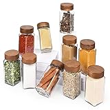 FÁCIL DE ALIMENTO: nuestros vasos de rosca están hechos de vidrio de alta calidad, por lo tanto, no contienen BPA y son aptos para alimentos y no distorsionan tus hierbas.