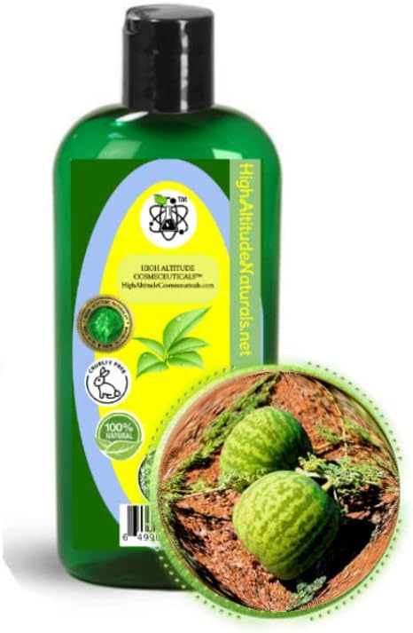 4oz (120ml) Kalahari Melon Seed Oil for Skin - 100% Pure Citrullus lanatus - Virgin, Cold-pressed, Moisturizer, Emollient, Antioxidant
