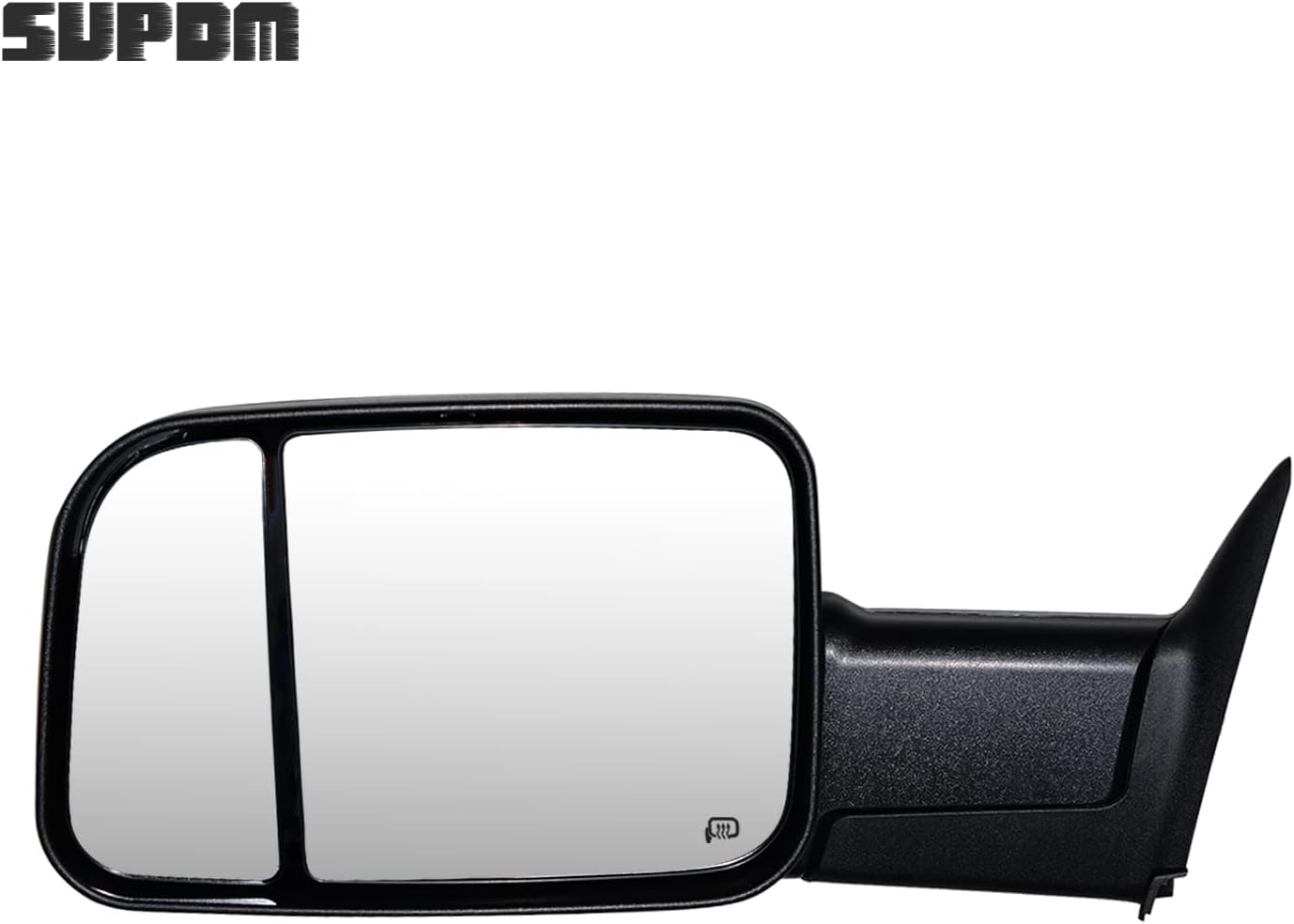 Towing Mirrors Compatible for 94-01 Dodge Ram 1500, 94-02 Ram 2500 3500 Truck Side View Mirror with Turn Signal Light Power Heated Black Housing Set Left+Right