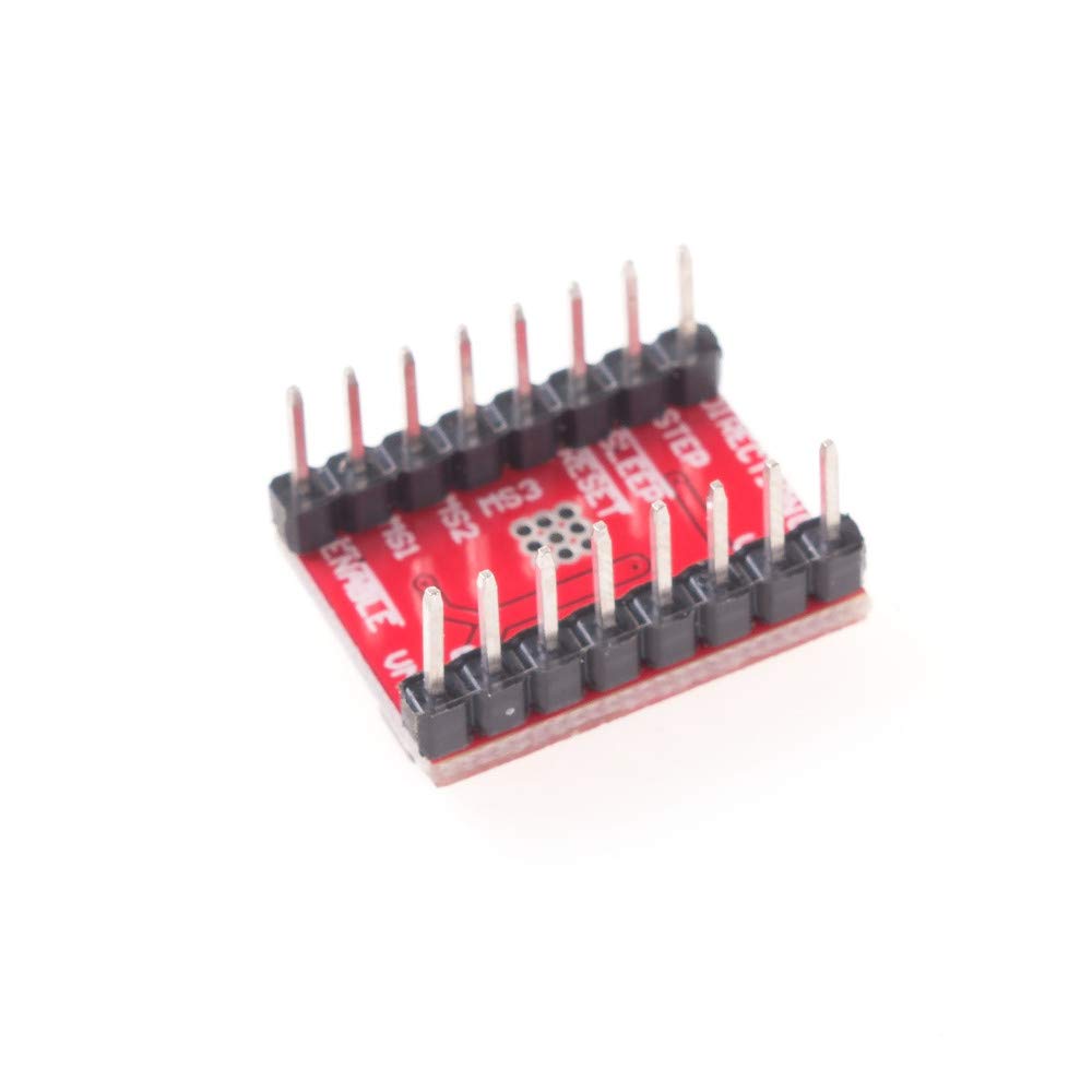 5 sztuk Stepper Driver A4988 Stepper Motor Driver Module z radiatorem do drukarki 3D Reprap