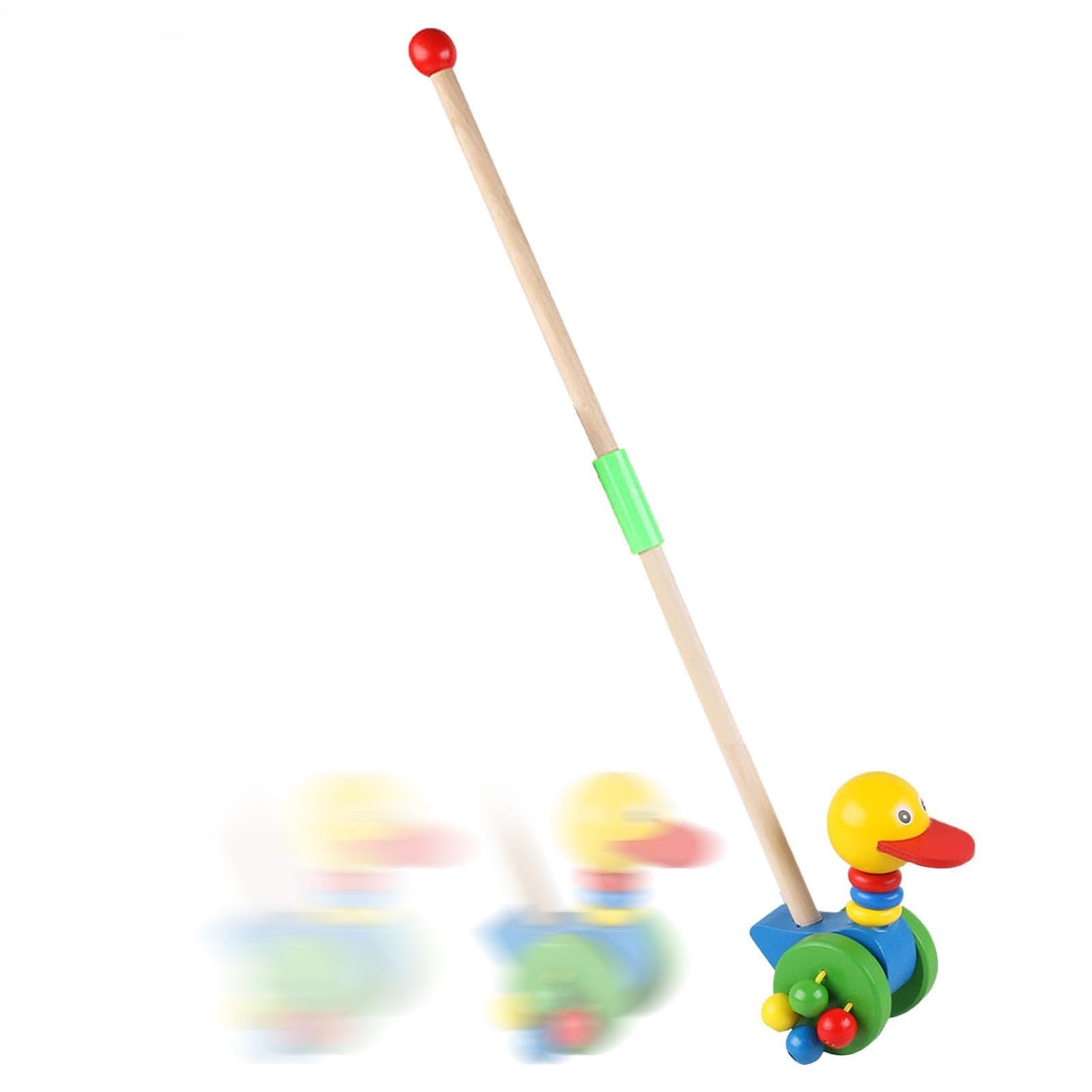 Kids Walker Push Toy - Pull Along Cartoon Folding Walker | Kids Push Pull Walking Learning Toys | for Boys Girls Indoor Bedroom Living Room Garden Yard Birthday