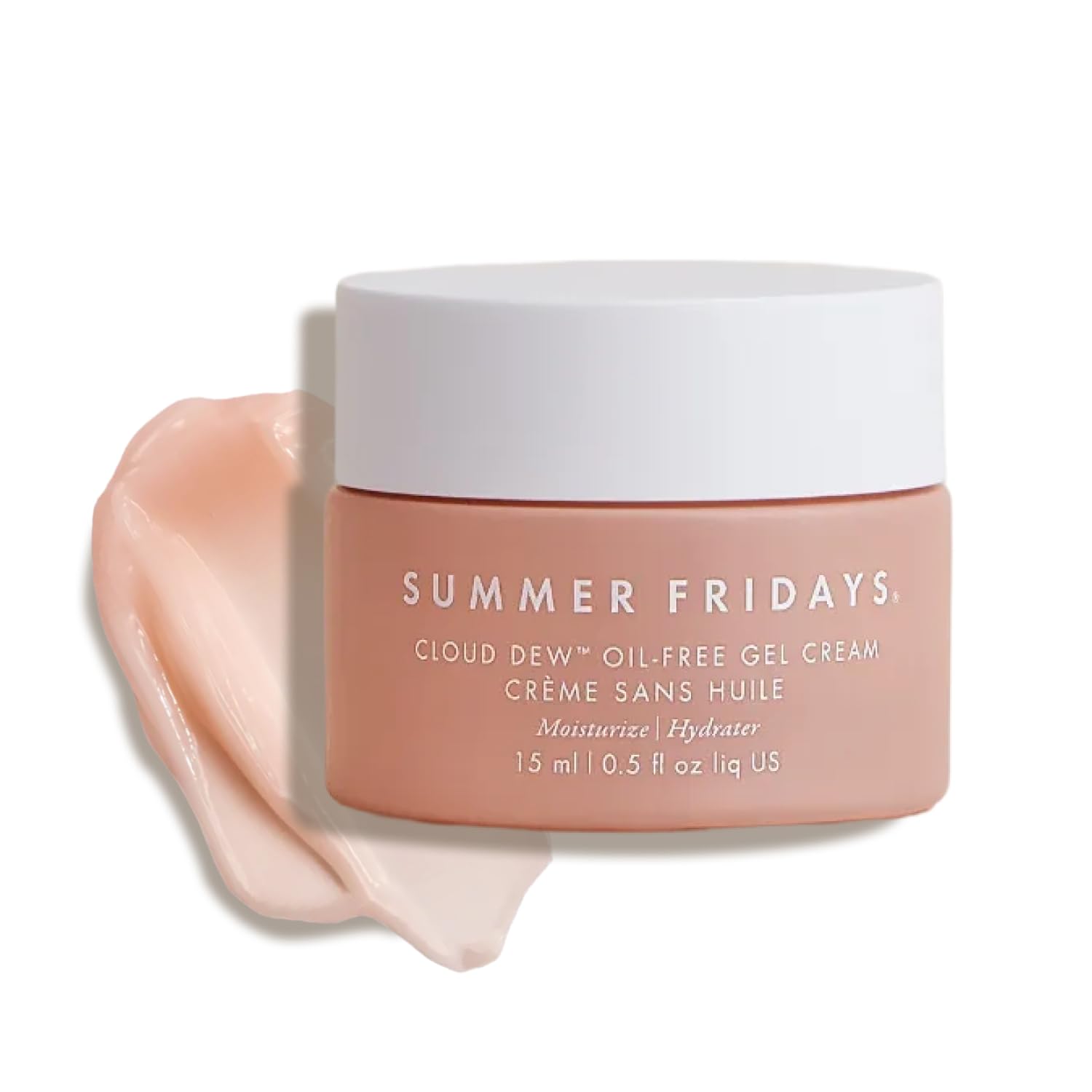 Cloud Dew Gel Cream Moisturizer Mini - Lightweight Face Moisturizer with Hyaluronic Acid + Ceramides for Skin Plumping Hydration and Glowing Skin (0.5 Fl Oz)
