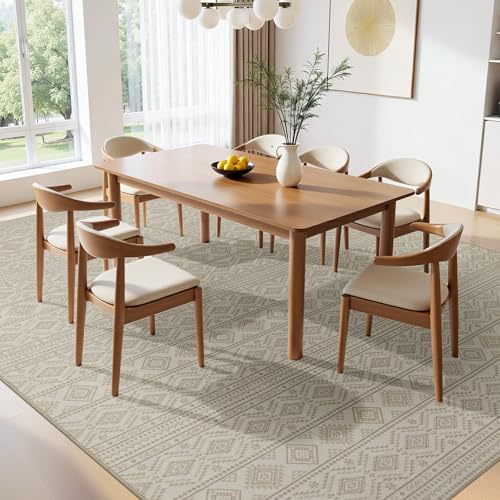 Tapete decorativo Joydeco 5'x7' antideslizante y lavable miniatura 4