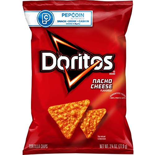 Doritos Flavored Tortilla Chips, Nacho Cheese, 2.62 Oz