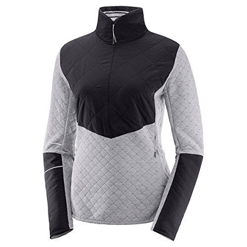 Salomon Women's Elevate Warm HZ Jacket, Alloy, X-Large