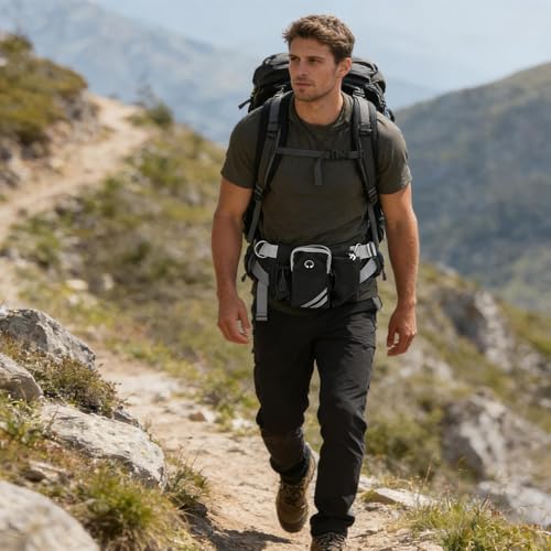 Hunde Laufgürtel | Atmungsaktiv Und Anpassbar - Trainingsbeutel Für Belohnungsbonbons - Geeignet Für Laufen Wandern Fitnessstudio Urlaub Und Sport