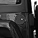 Micephon Locking Gas Tank Cap Fuel Filler Door Cover for Jeep Wrangler JK Unlimited Sport Rubicon Sahara 2007-2017 with lock