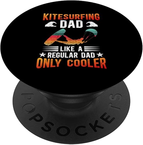 Kitesurfing Dad Kiteboard Kitesurfer Kitesurf Kiteboarder PopSockets Standard PopGrip