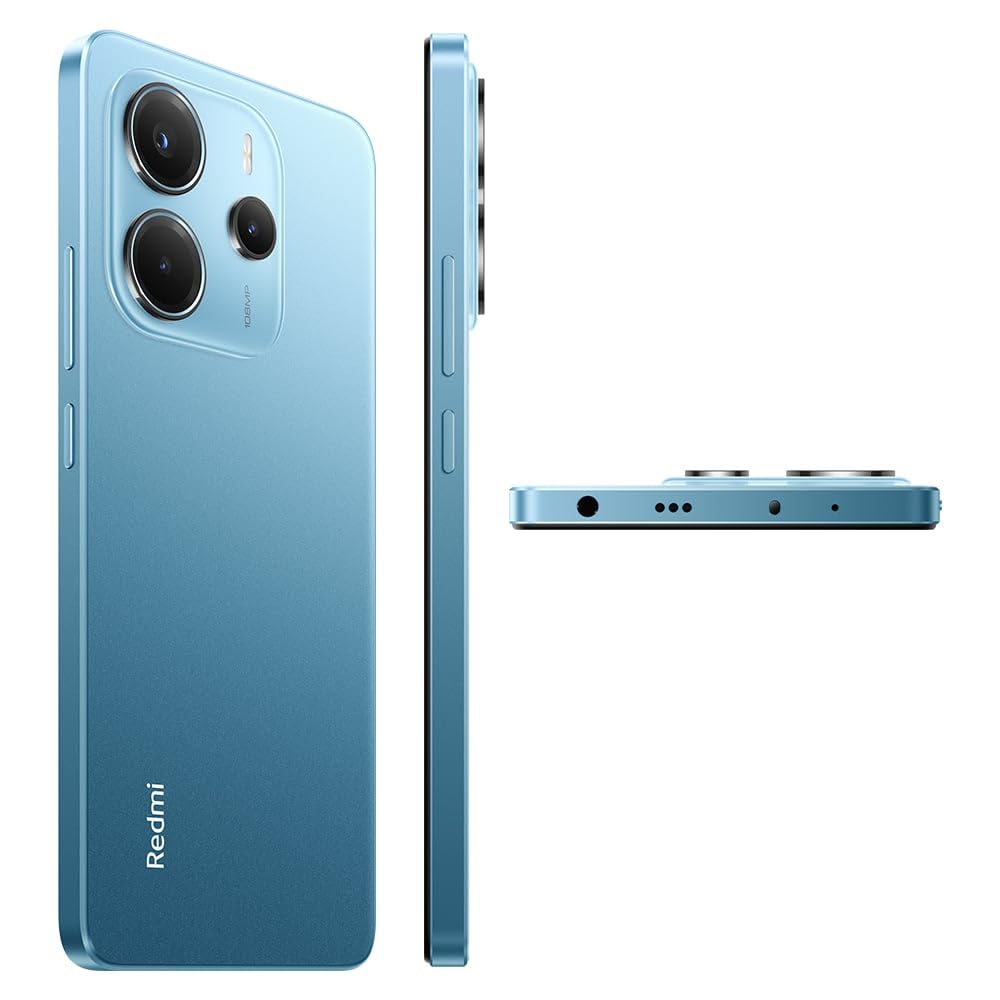XIAOMI Redmi Note 14 4G NFC Smartphone, 8GB + 256GB Batteria 5500mAh Ricarica Rapida 33W Display AMOLED 120Hz Blu (Nessun caricatore)