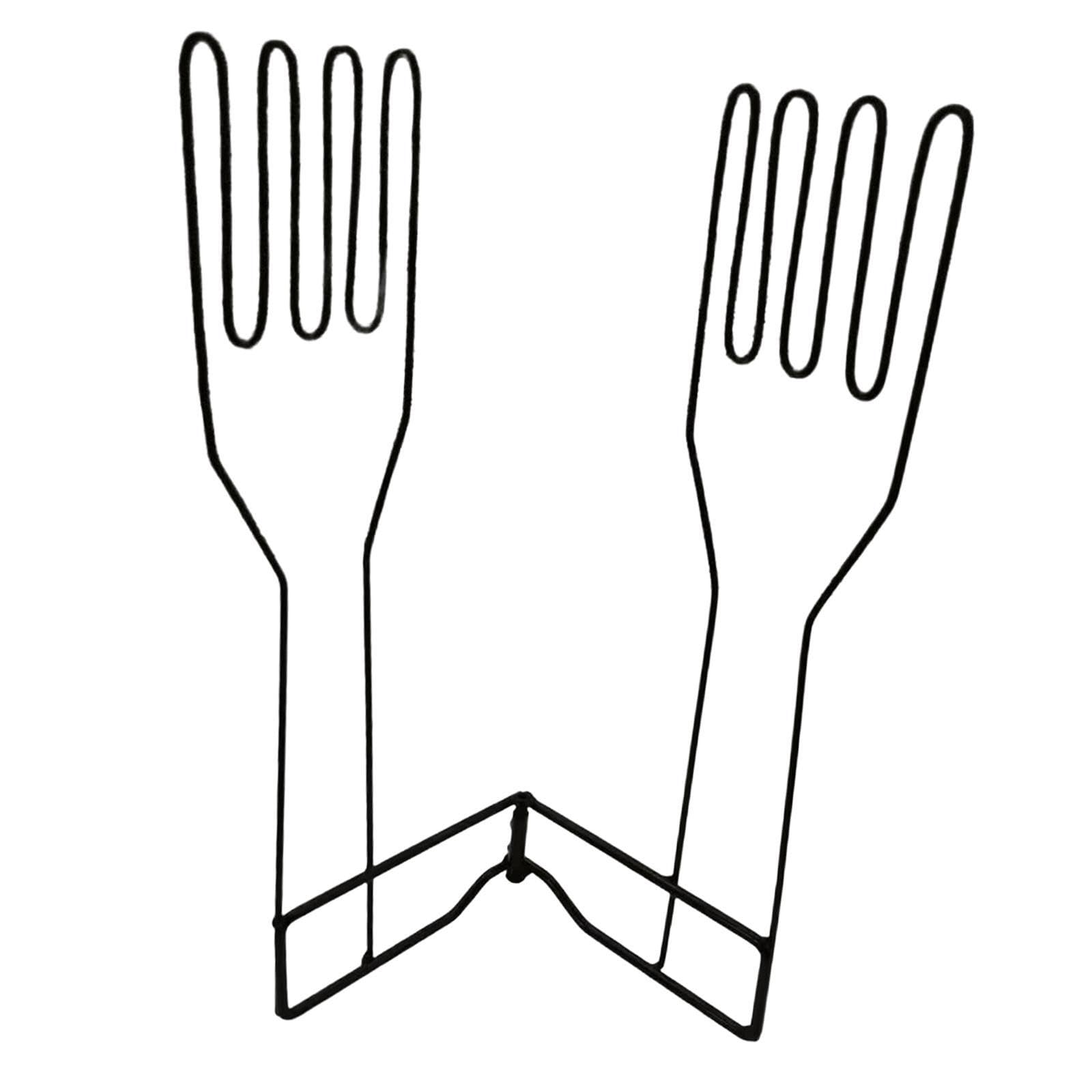 PIXZCSA Kitchen Gloves Holder Reusable Bag Drying Wet Mittens While Effortlessly Fitting Within Any Kitchen Layout Available Rack Sink Hanger Stand Stainless
