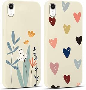 JETech Coque Pour IPhone XR, Anti-Jaunissement Housse Étui 6,1 Pouces, Transparente Anti-Chocs Et Anti-Rayures (Or Rose