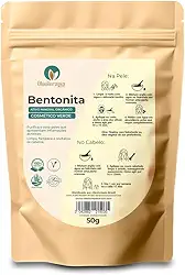 Bentonita - Argila 100% natural - Uso cosmético/rosto, cabelo e corpo