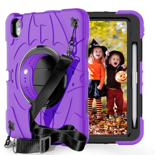 Étui iPad mini 2024 de qualité supérieure triple couche rigide violet