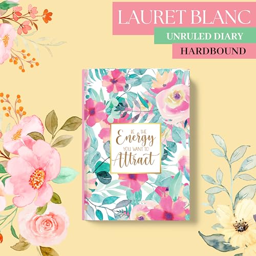 Image of LAURET BLANC Hardcover Unruled Notebook- 120GSM Natural Shade Paper, 150 Plain Pages (Style 10)
