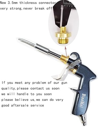 Miniatura 6 de BIAOMEI Pistola de limpieza interior de coche de alta presión para detalles, limpieza de automóviles, pistola de lavado en seco con cepillo (nuevo