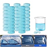 Kliveco 200PCS Car Windshield Washer Fluid Tablet,Windshield Wiper Fluid,1 Pack Makes 210 Gallons(Winter: Use With De-icer or Methanol)