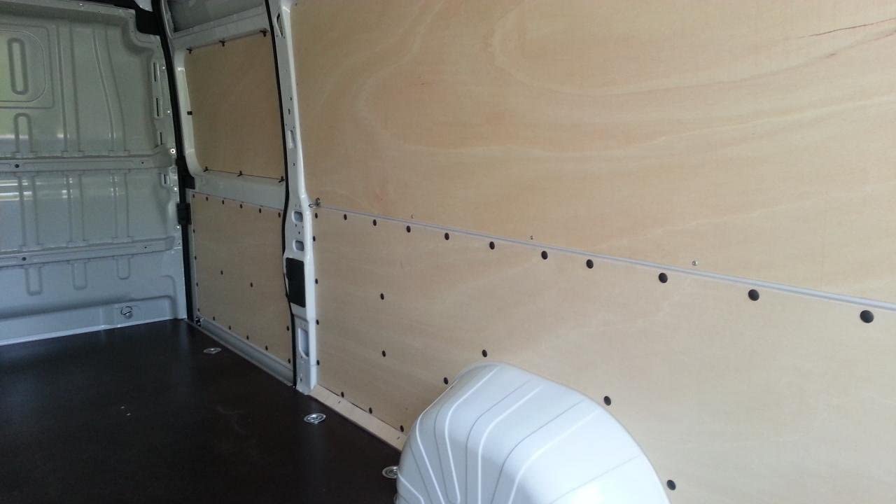 AUPROTEC Rivestimento del vano di carico inferiore per Boxer L3 Rivestimento laterale in plastica incluso materiale per il fissaggio