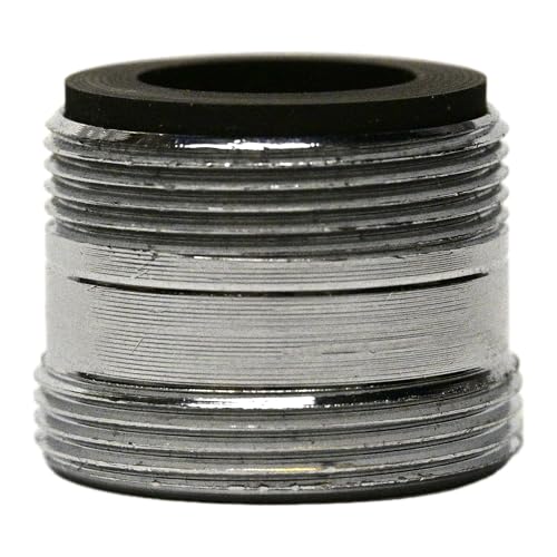 Robinet adaptateur en laiton massif chrome Neoperl avec double filetage male long