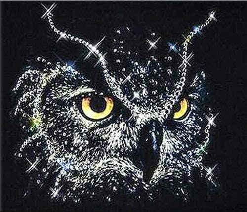 WorldCare® Full Square/Round 5D DIY Painting Flying Eagles Picture Diamond Embroidery Cross Stitch Sticker: Light Grey, 40X30Cm Full Square