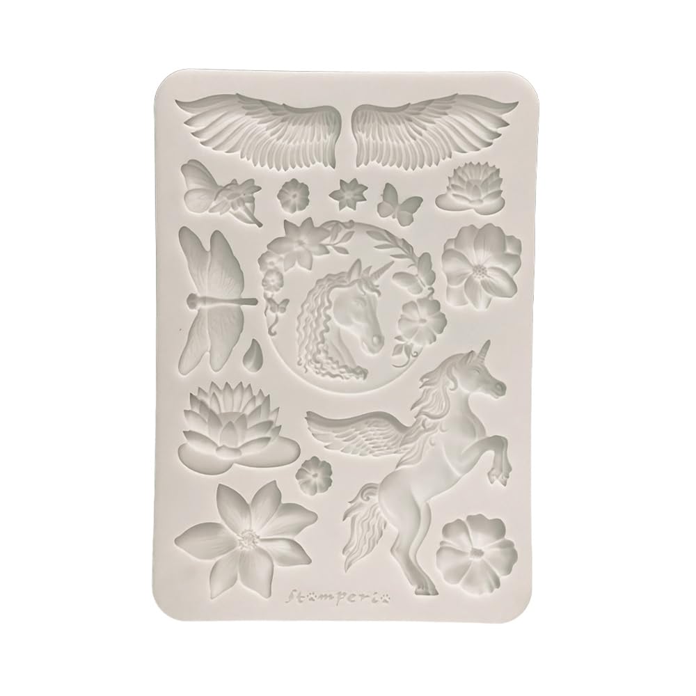 Stamperia A5 Silicone Mould - Wonderland KACMA612